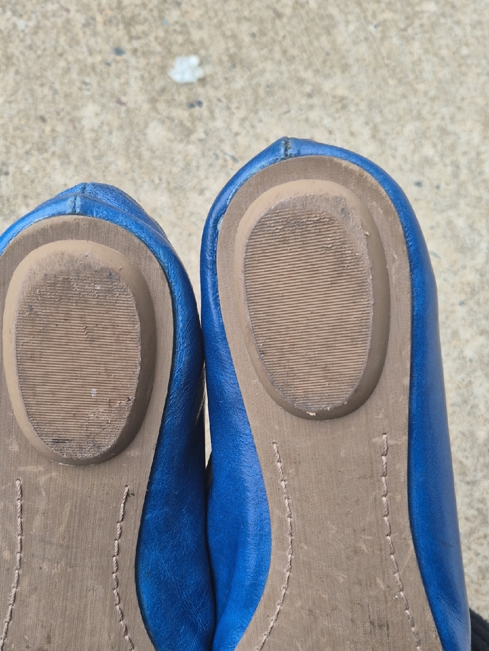 Anthro by Pilcro/Letterpress Antique Blue Flats - Picture 5 of 5